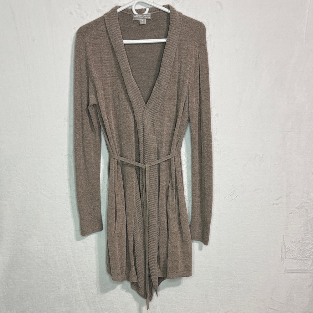 Barefoot Dreams Cozy Chic Ultra Lite Cardigan in Gray